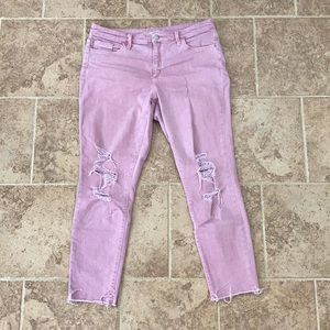 Universal Thread Sz 12 high rise skinny in pink